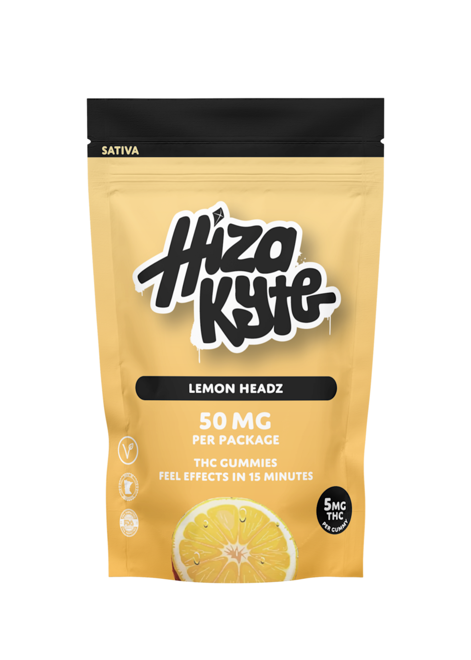 Hyza Kyte THC Hiza Kyte Lemon Headz 10mg THC 4 Can