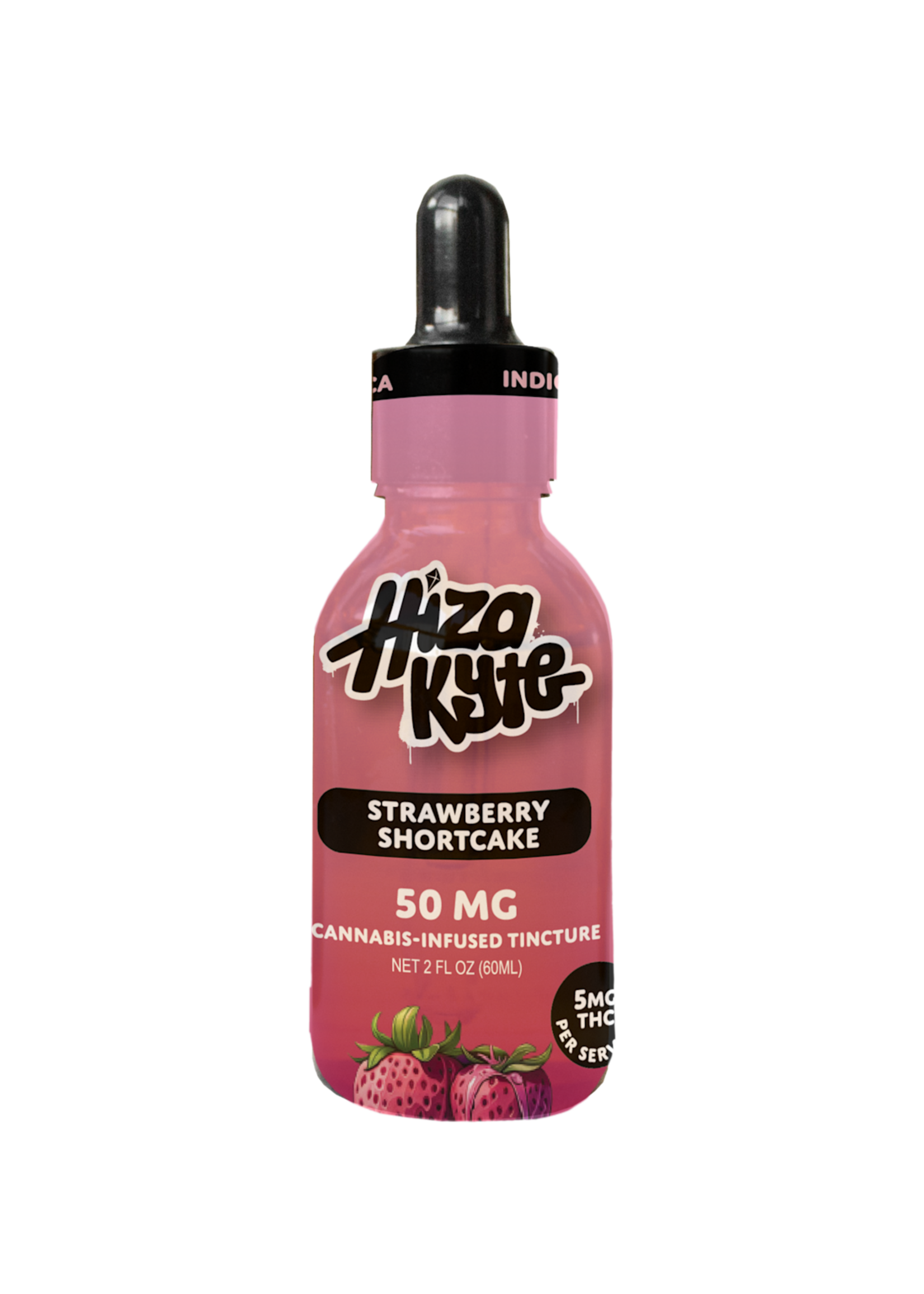 Hyza Kyte THC Hiza Kyte Strawberry Shortcake 50mg THC 2oz SHOTS