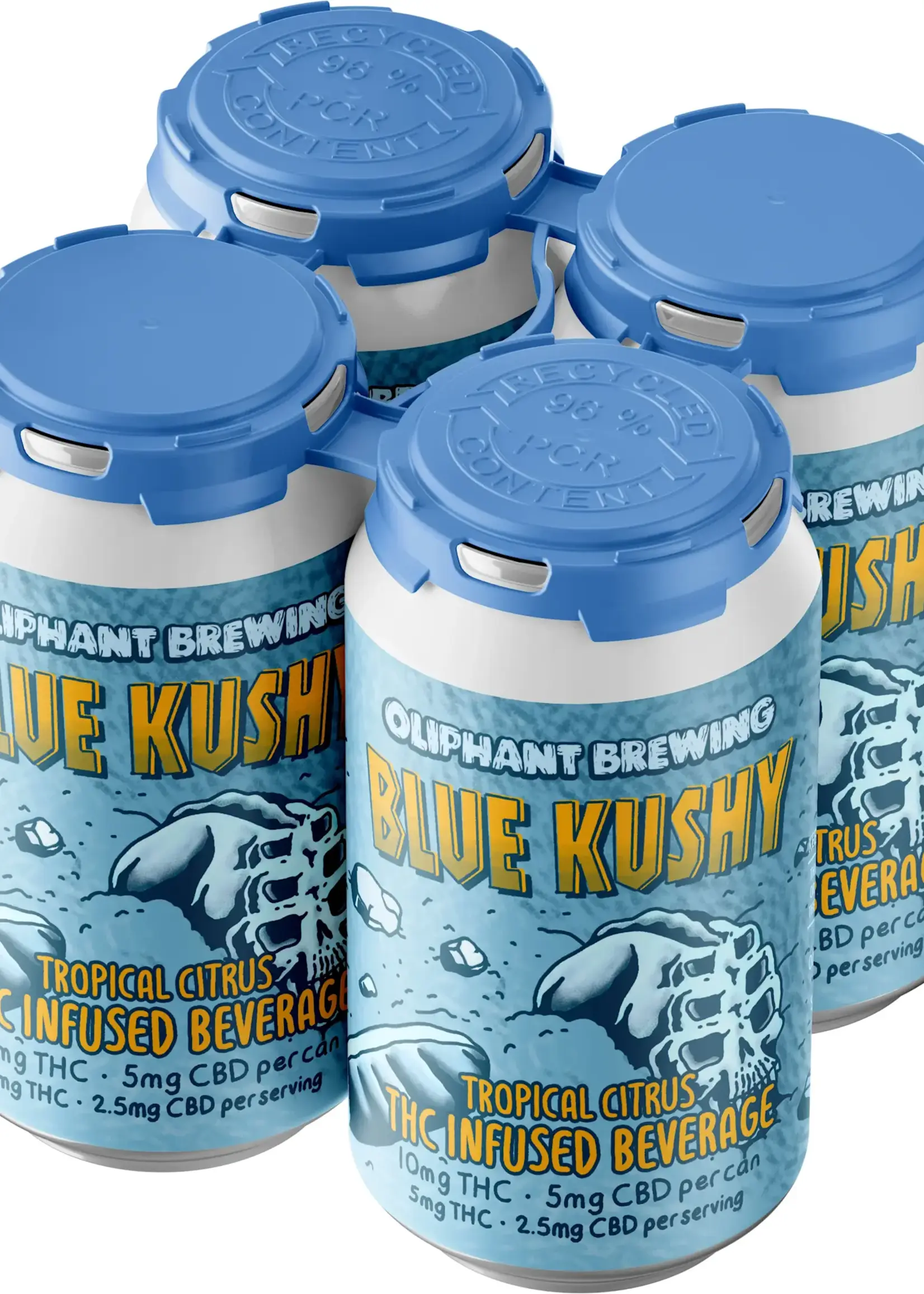 Oliphant Oliphant Blue Kushy 10mg THC/5mg CBD 4 can