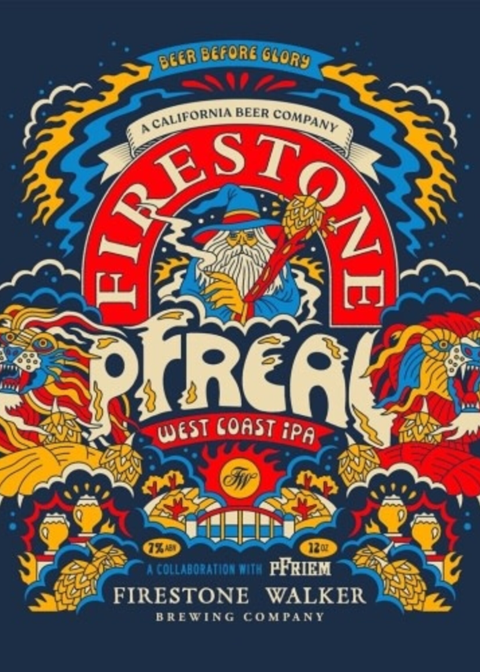 Firestone Walker Brewing Company Firestone Walker pFreal West Coast IPA 6 can