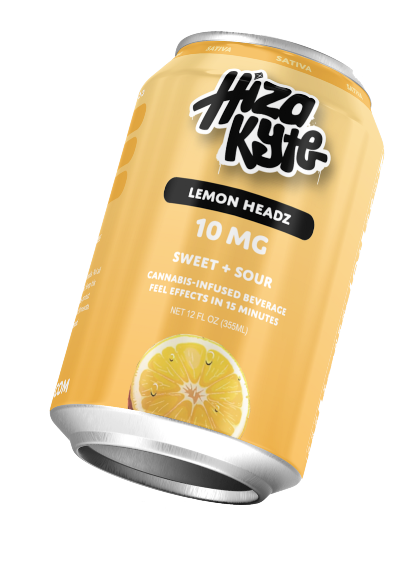 Hyza Kyte THC Hiza Kyte Lemon Headz 10mg THC 4 Can