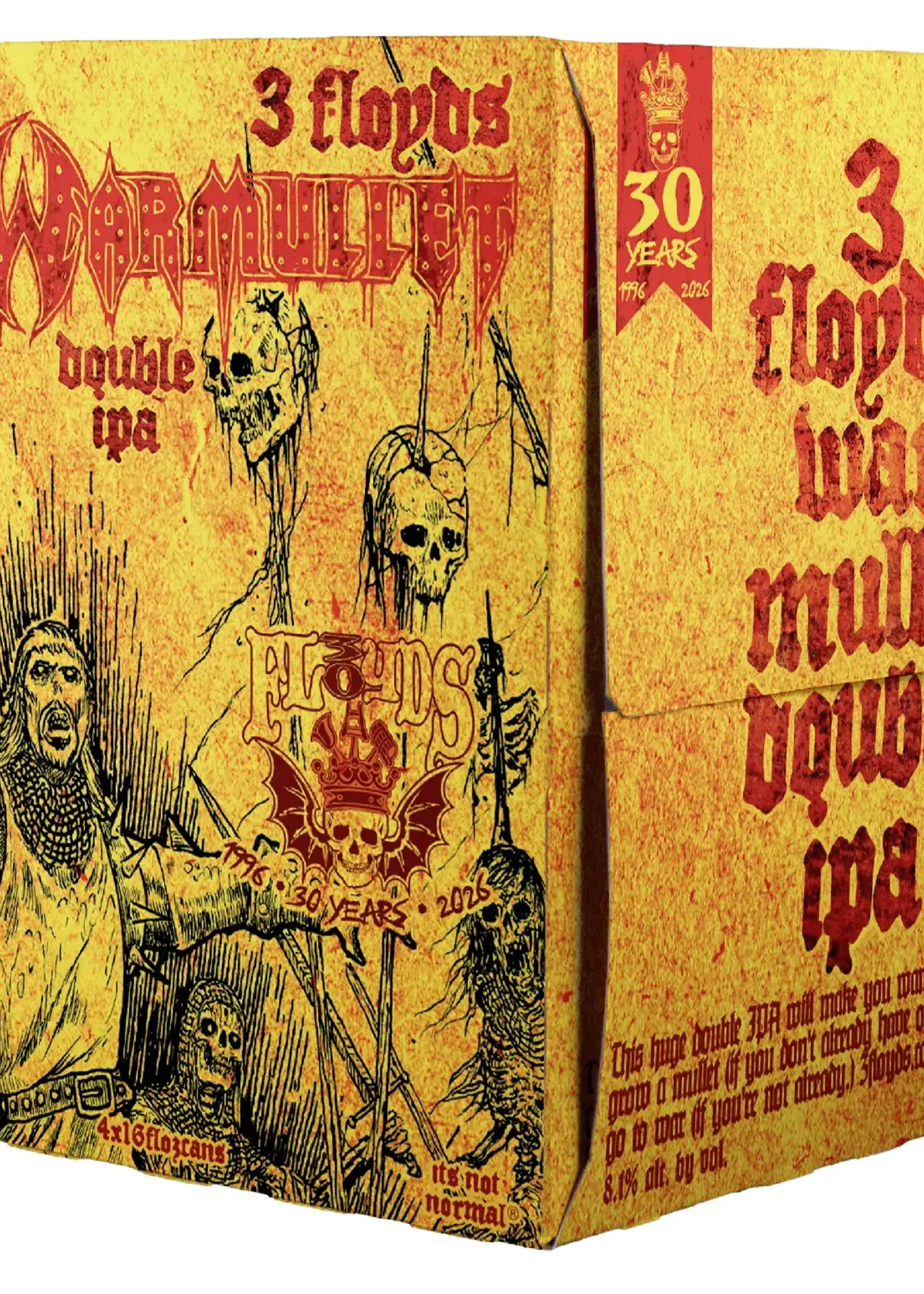 3 Floyds 3 Floyds War Mullet Double IPA 4 can