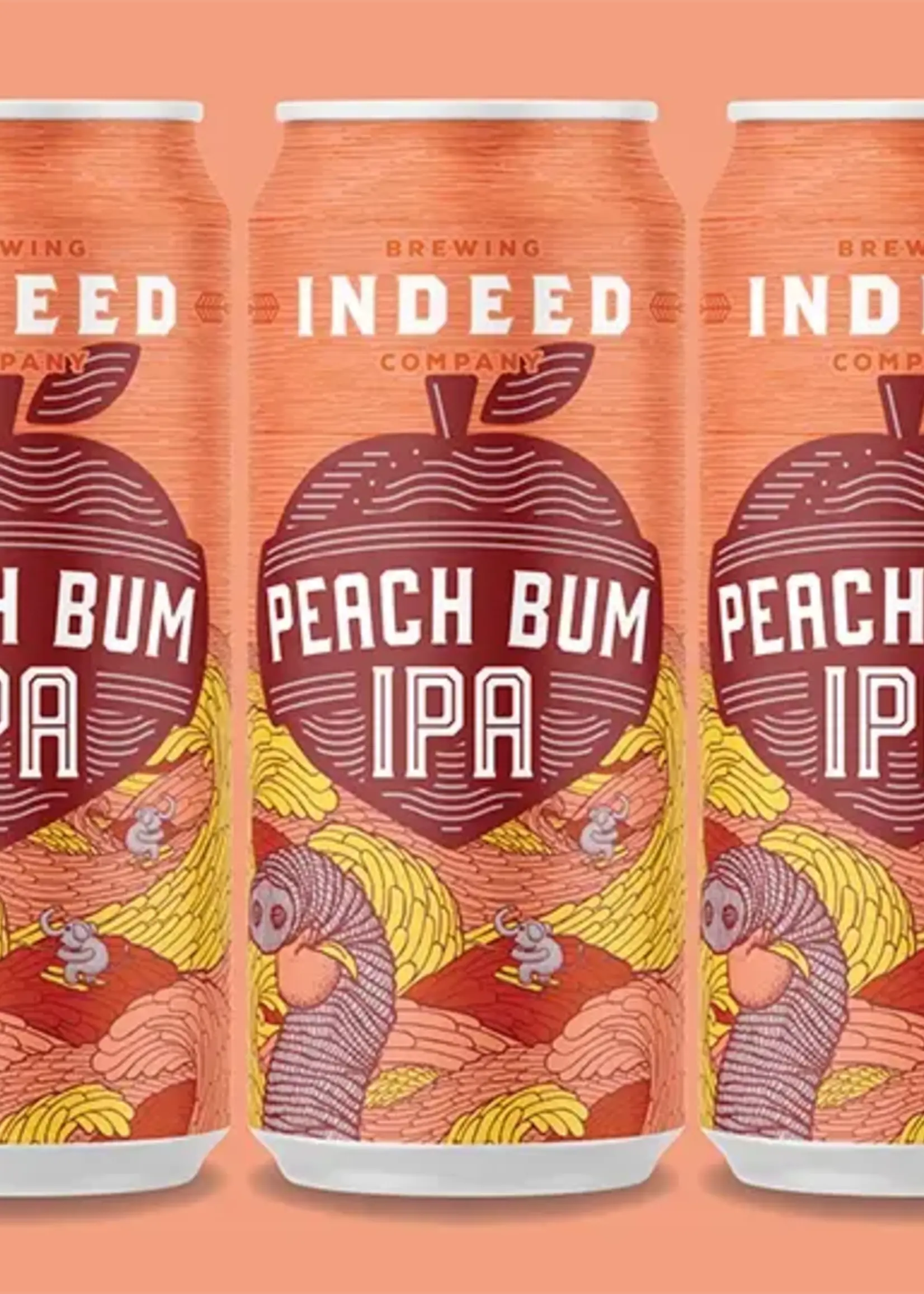 Indeed Indeed Peach Bum IPA 16oz 4 can
