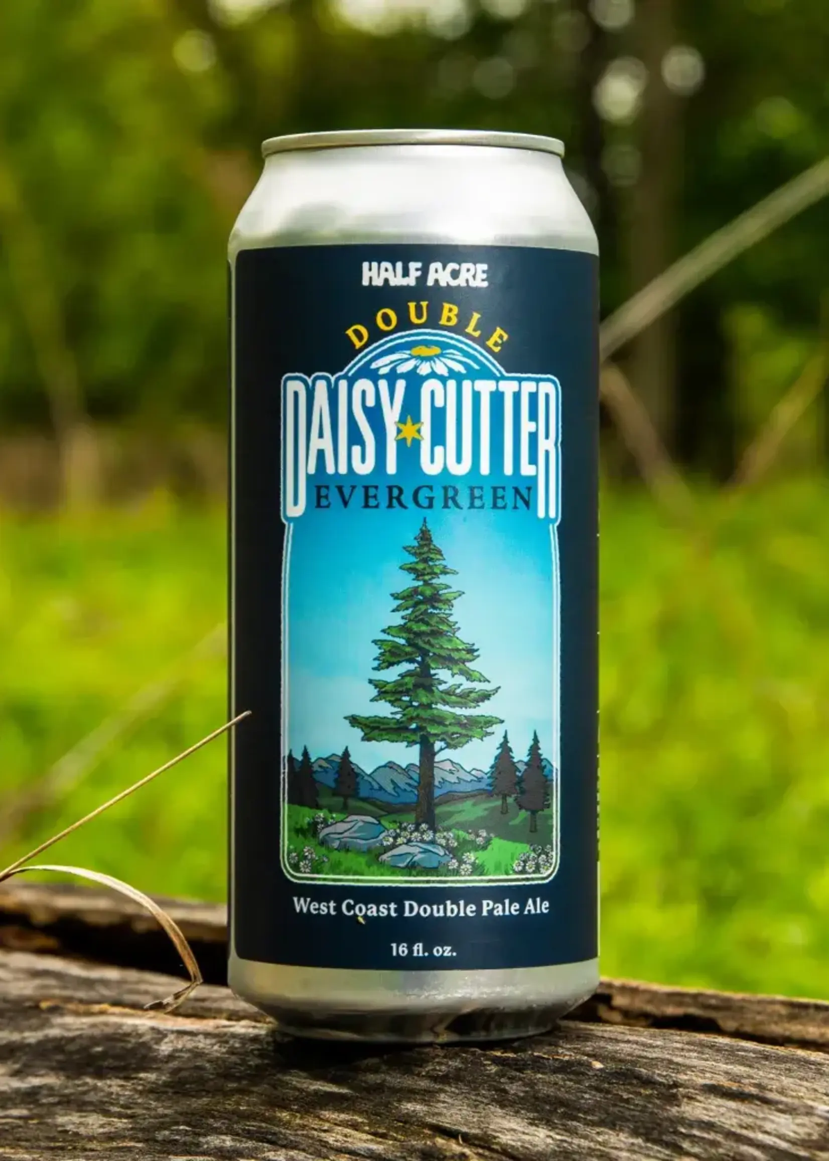 Half Acre Half Acre Double Daisy Cutter Evergreen West Coast Double Pale Ale 4 can