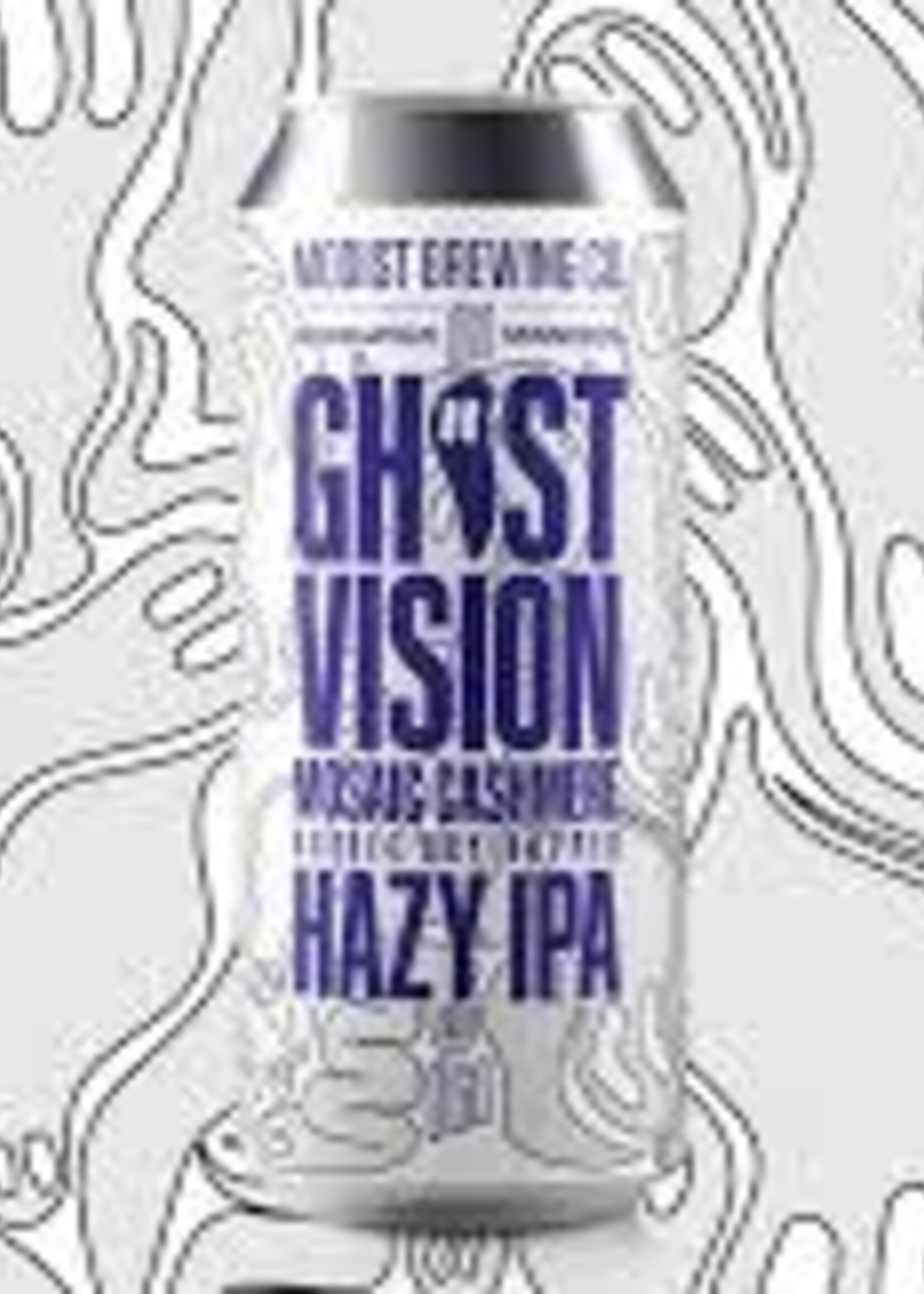 Modist Brewing Company Modist Ghost Vision Mosaic Cashmere DDH Hazy IPA 4 can