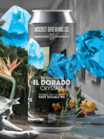 Modist Brewing Company Modist Mega Liquid El Dorado Crystals DDH Hazy DIPA 4 can