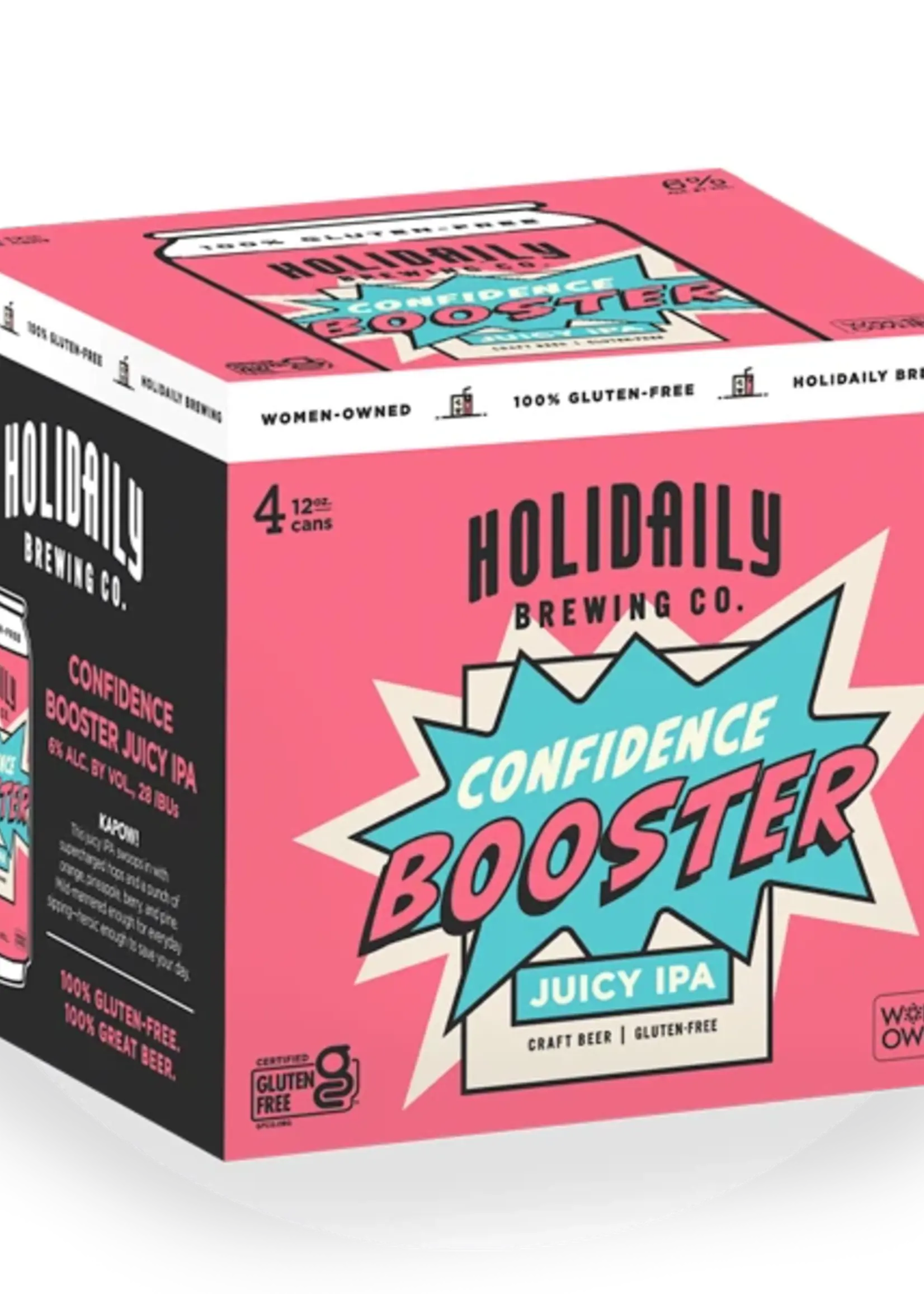 Holidaily Gluten Free Holidaily Confidence Booster Juicy IPA  (Gluten Free) 4 can