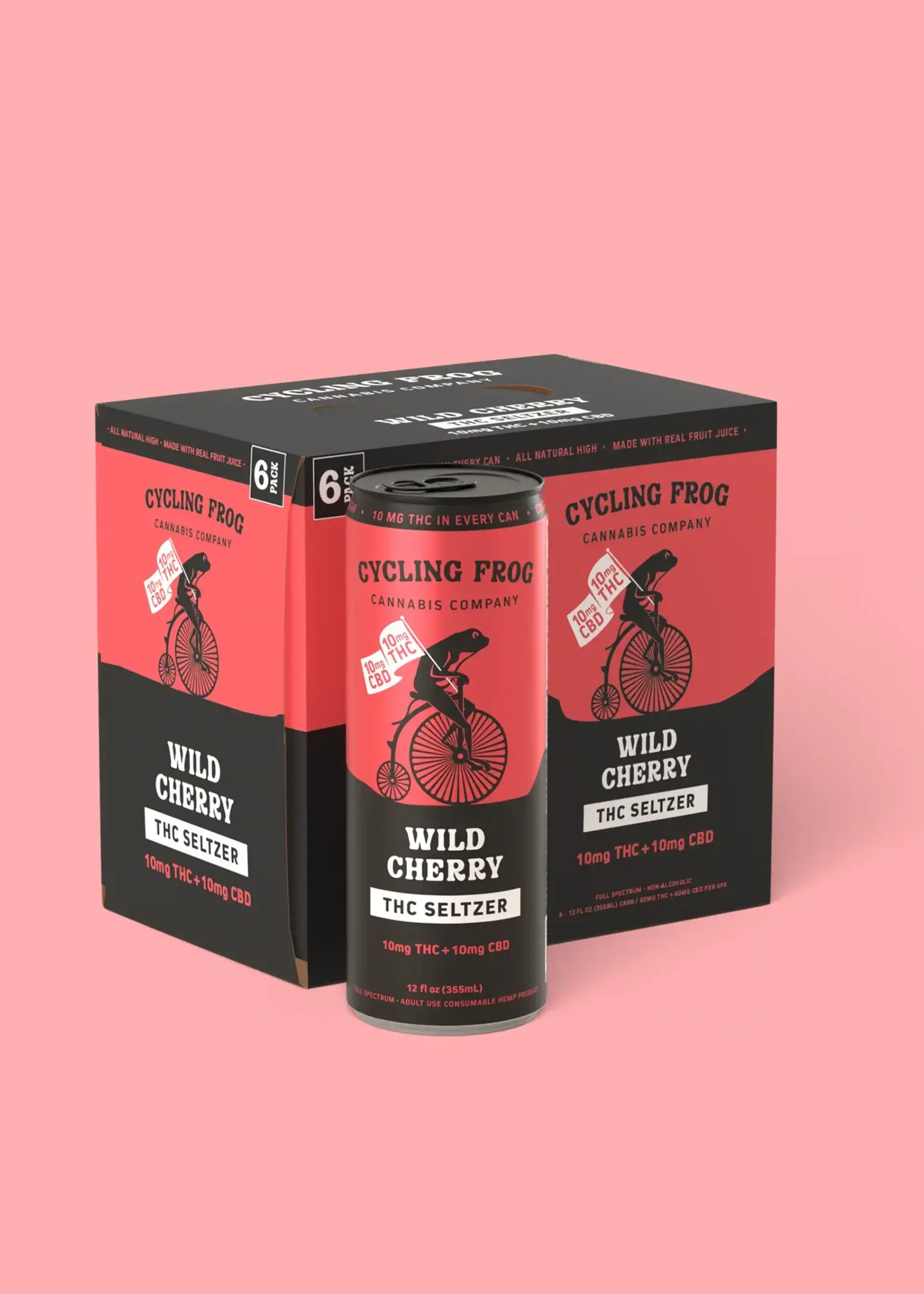Cycling Frog Cycling Frog Wild Cherry 10MG THC 4 can