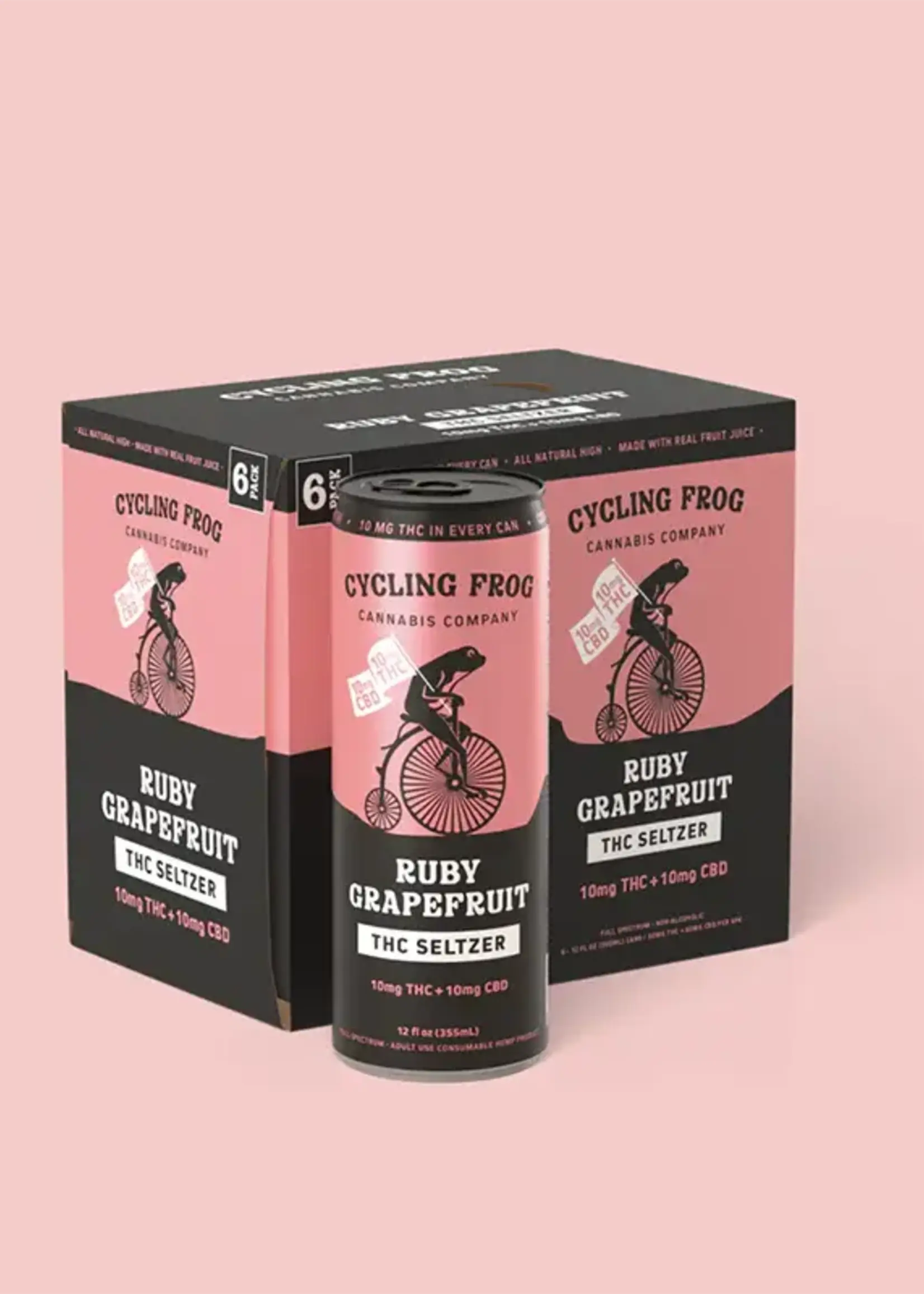 Cycling Frog Cycling Frog Ruby Grapefruit 10MG THC 4 can