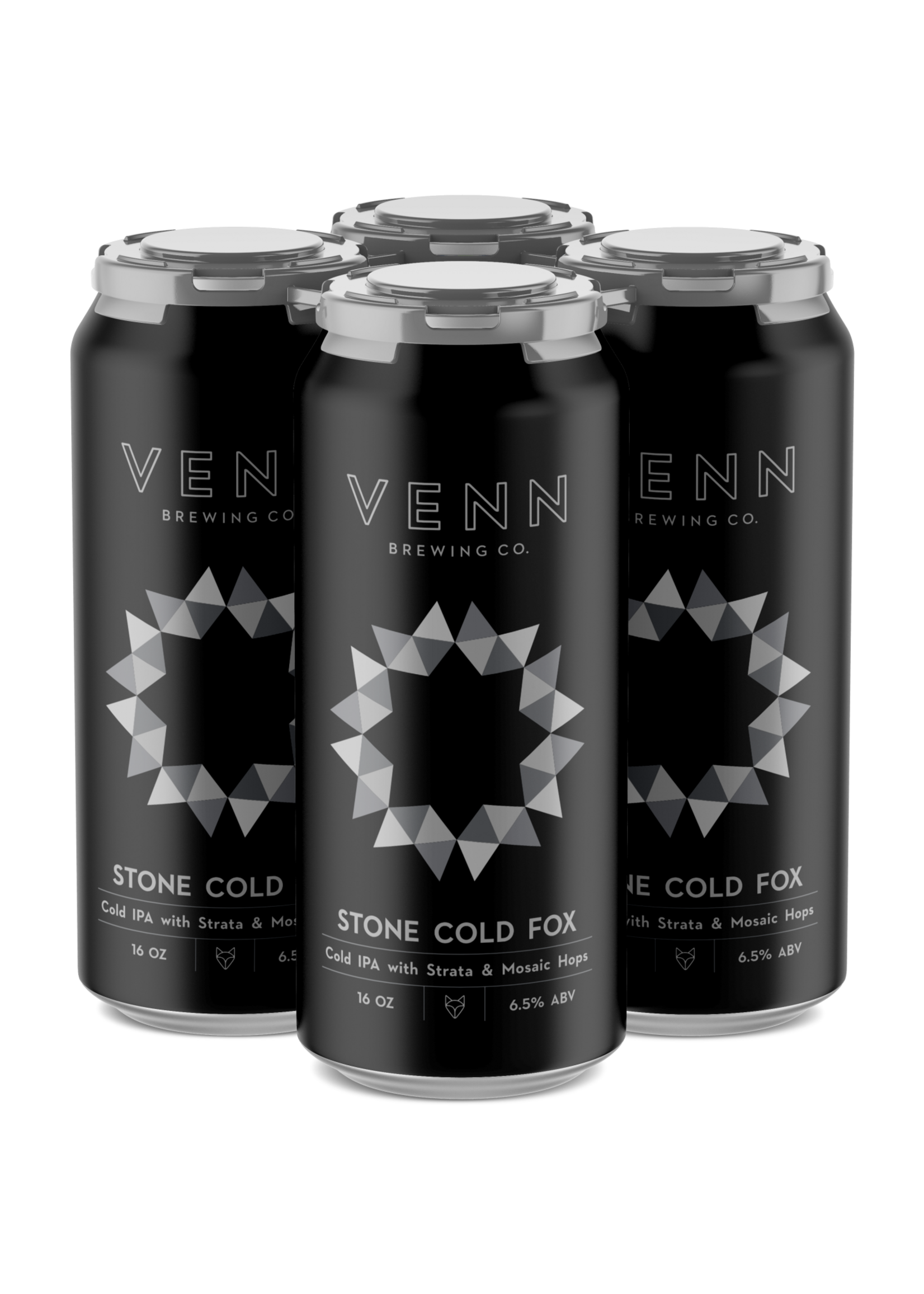 Venn Brewing Venn Brewing Stone Cold Fox IPA 4 pack
