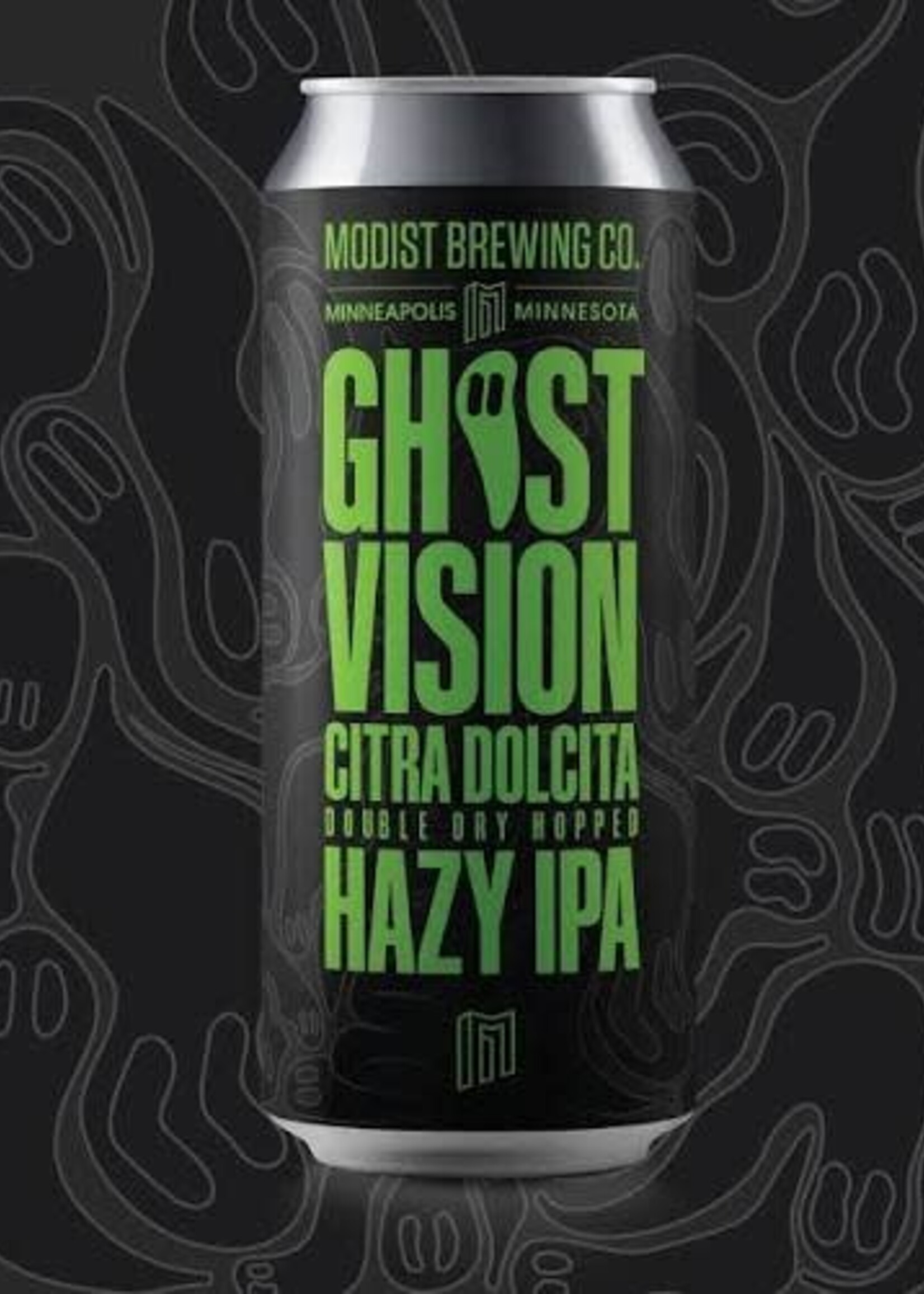Modist Brewing Company Modist Ghost Vision Citra Dolcita DDH Hazy IPA 4 can