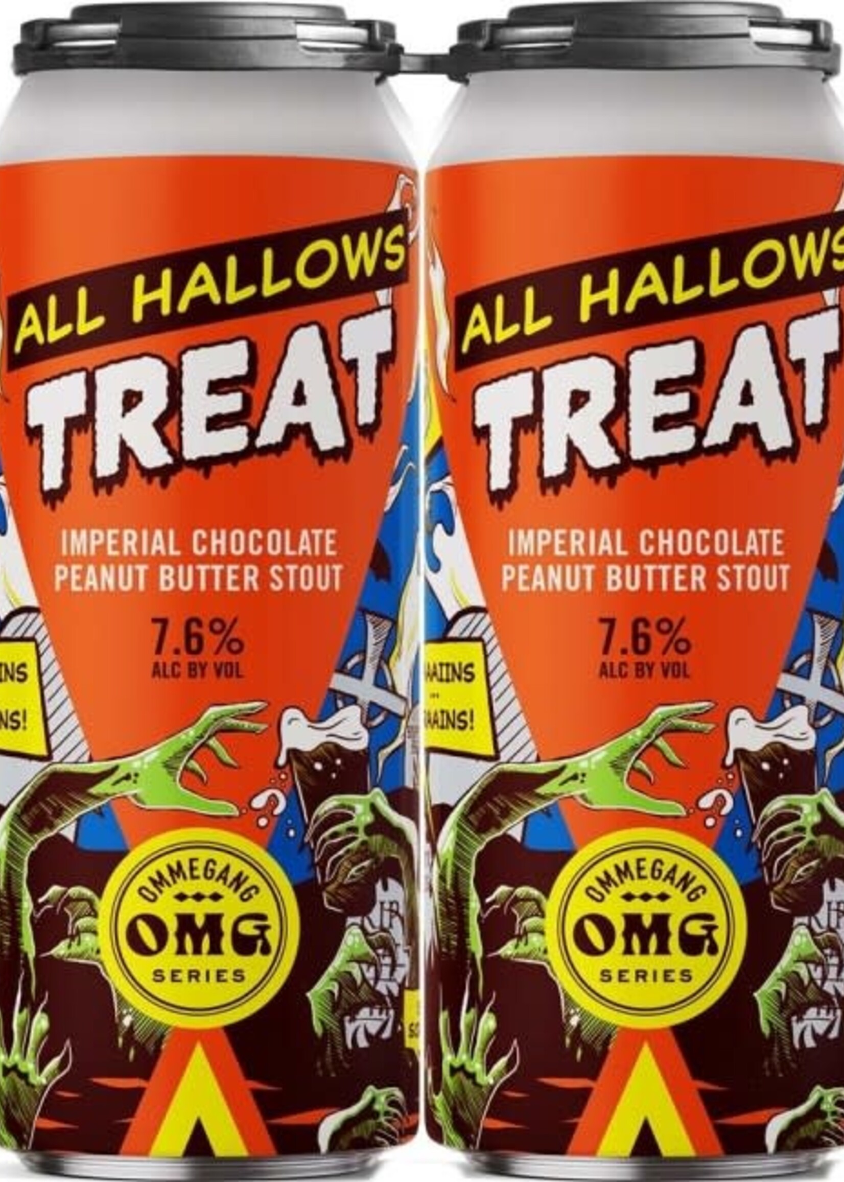 Ommegang Ommegang All Hallows Treat Imperial Chocolate Peanut Butter Stout 4 can