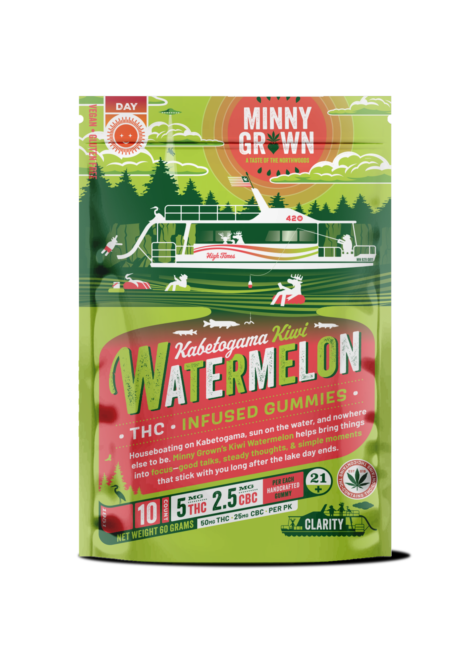 Minny Grown THC Minny Grown Watermelon THC Gummy 50mg (5mg/Gummy)