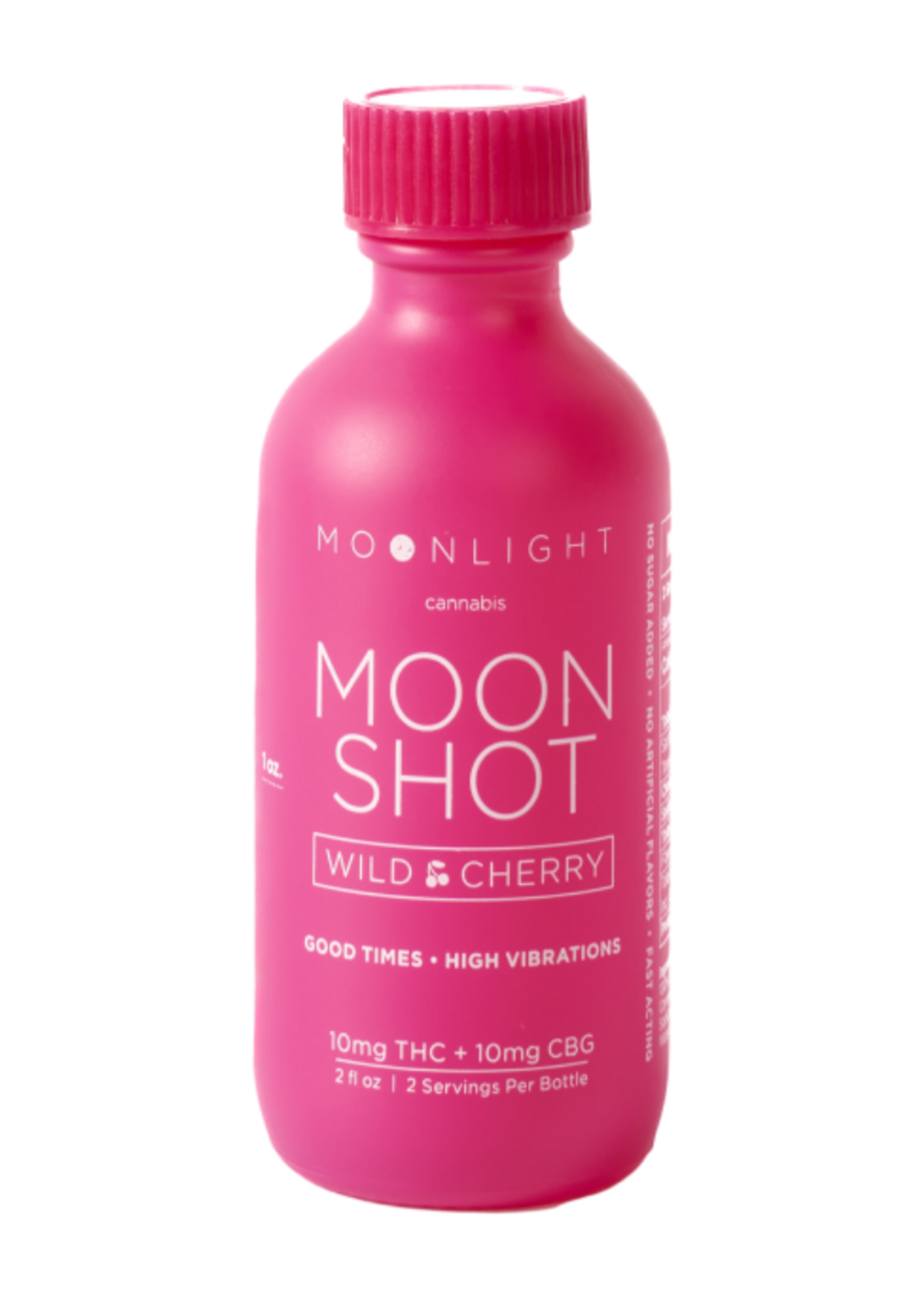 Moonlight Cannabis Moonlight Moon Shot Wild Cherry 10mg THC 10mg CBG 2oz
