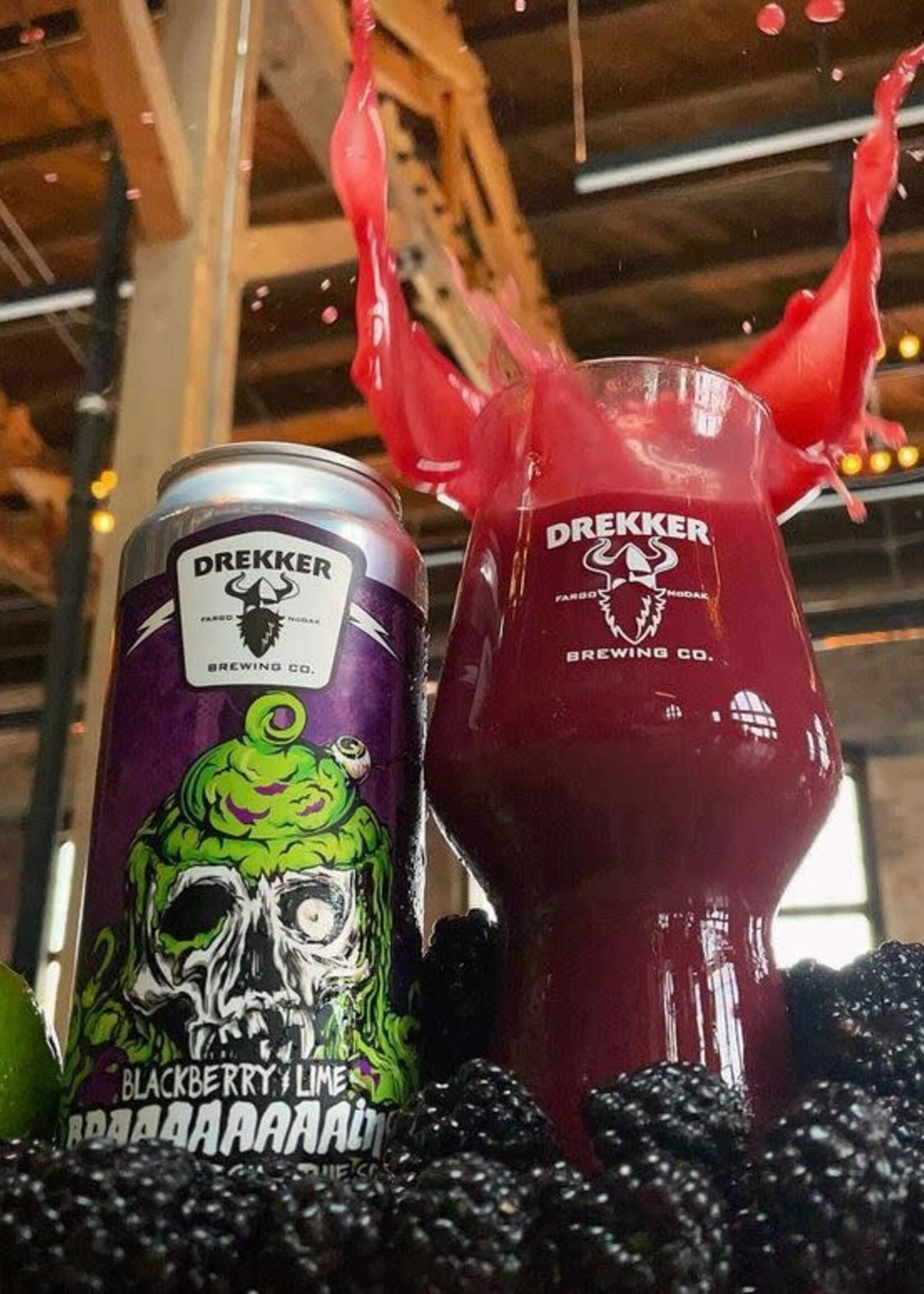 Drekker Drekker Braaaaaaaaains Blackberry Lime Sour 4 can