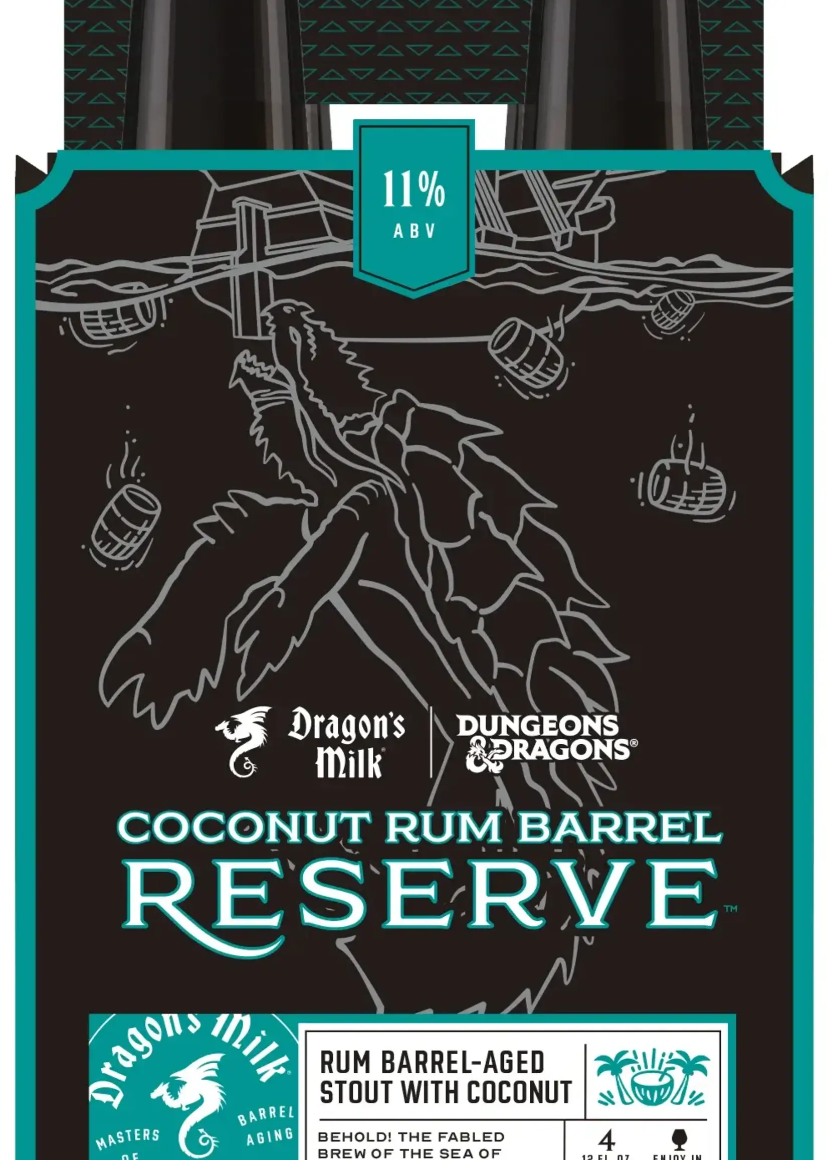 New Holland New Holland Dragon's Milk Reserve Coconut Rum 4 btl