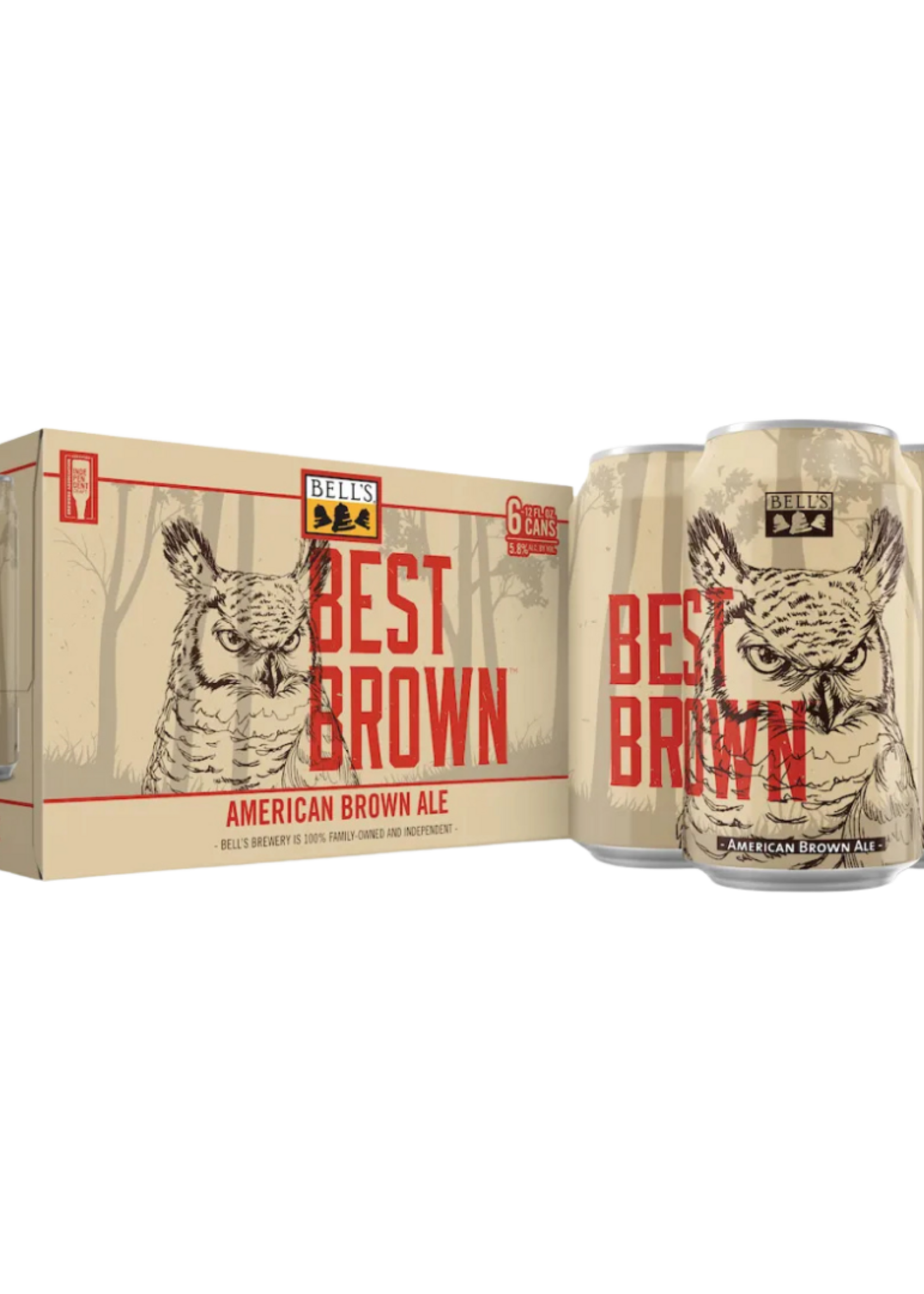 Bell's Brewery Bells Best Brown 6 can