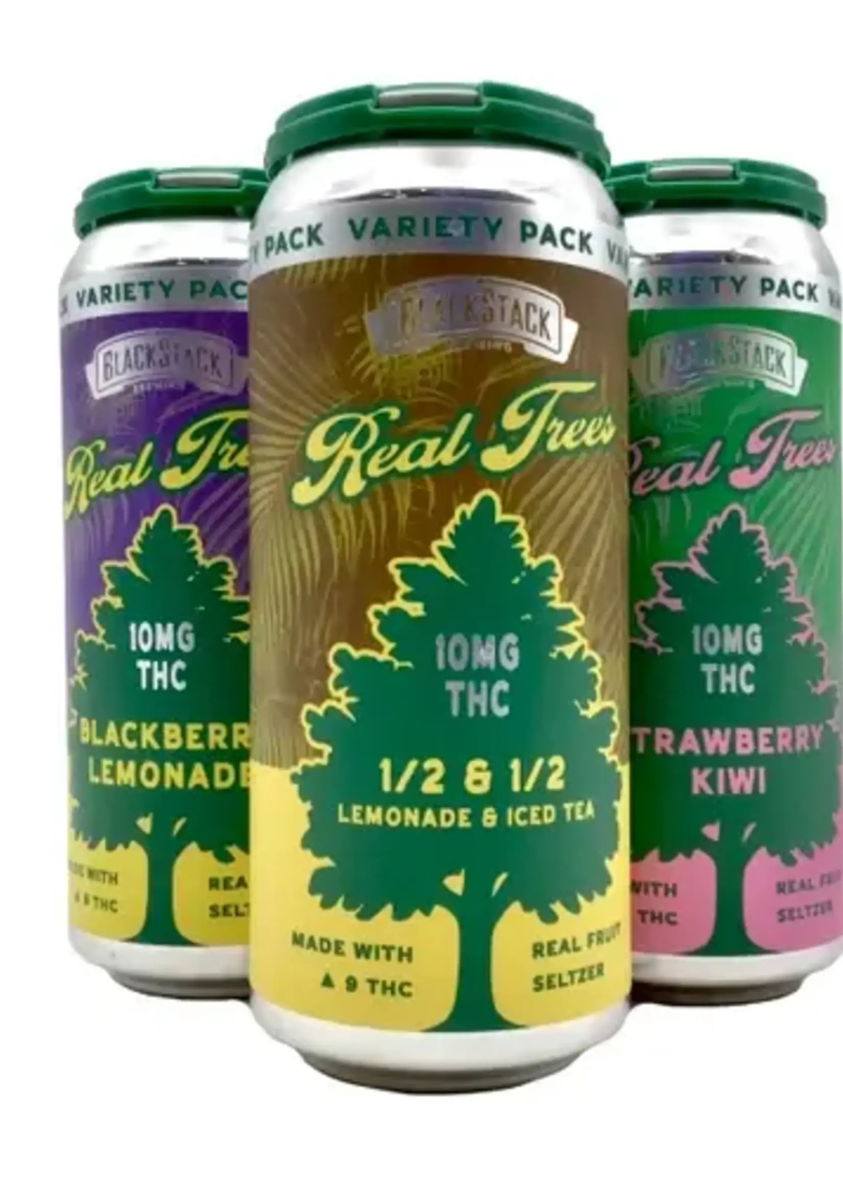 Blackstack Blackstack Real Trees 10MG THC Variety 4 can