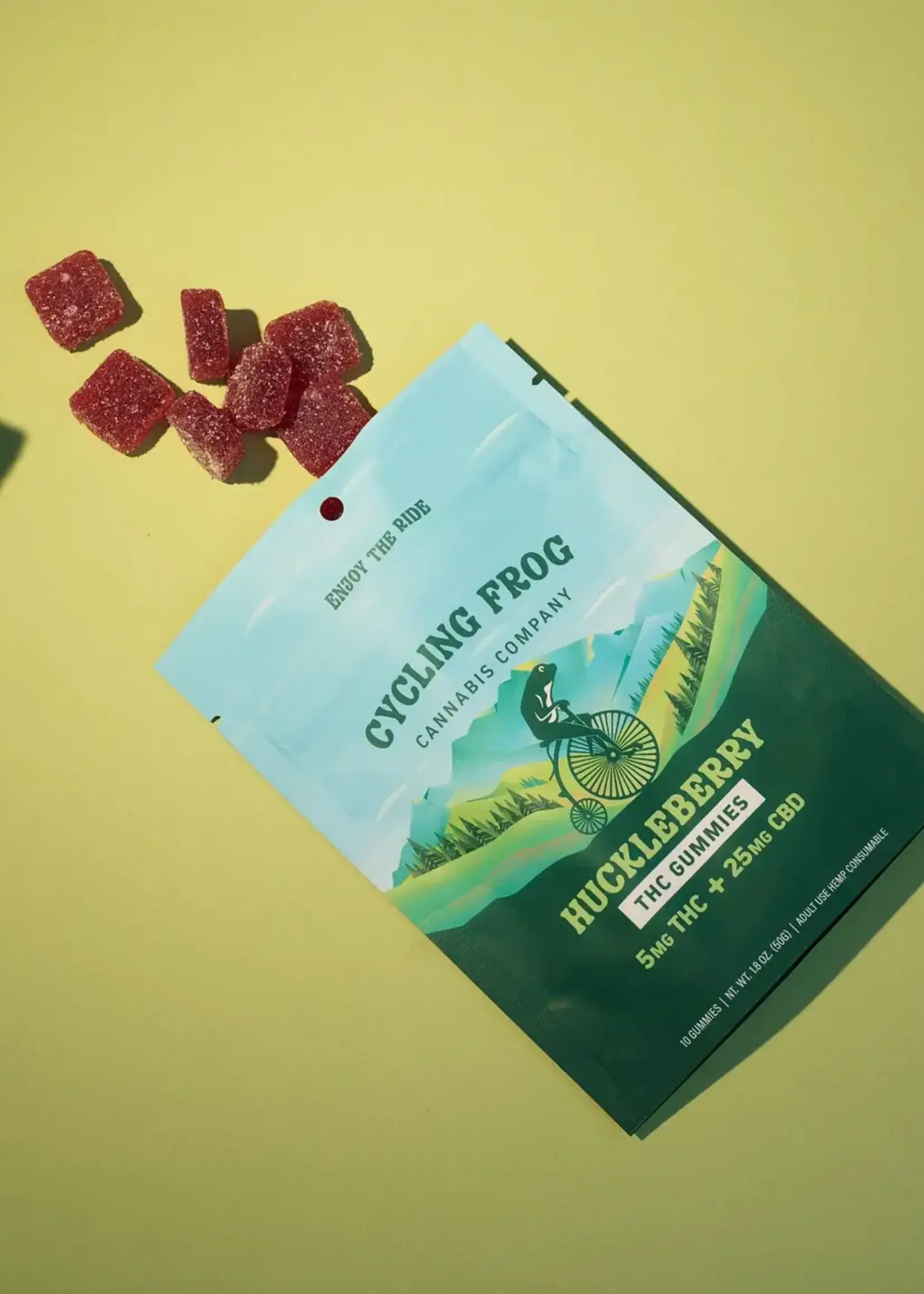 Cycling Frog Cycling Frog Huckleberry THC Gummy 50mg (5mg THC)