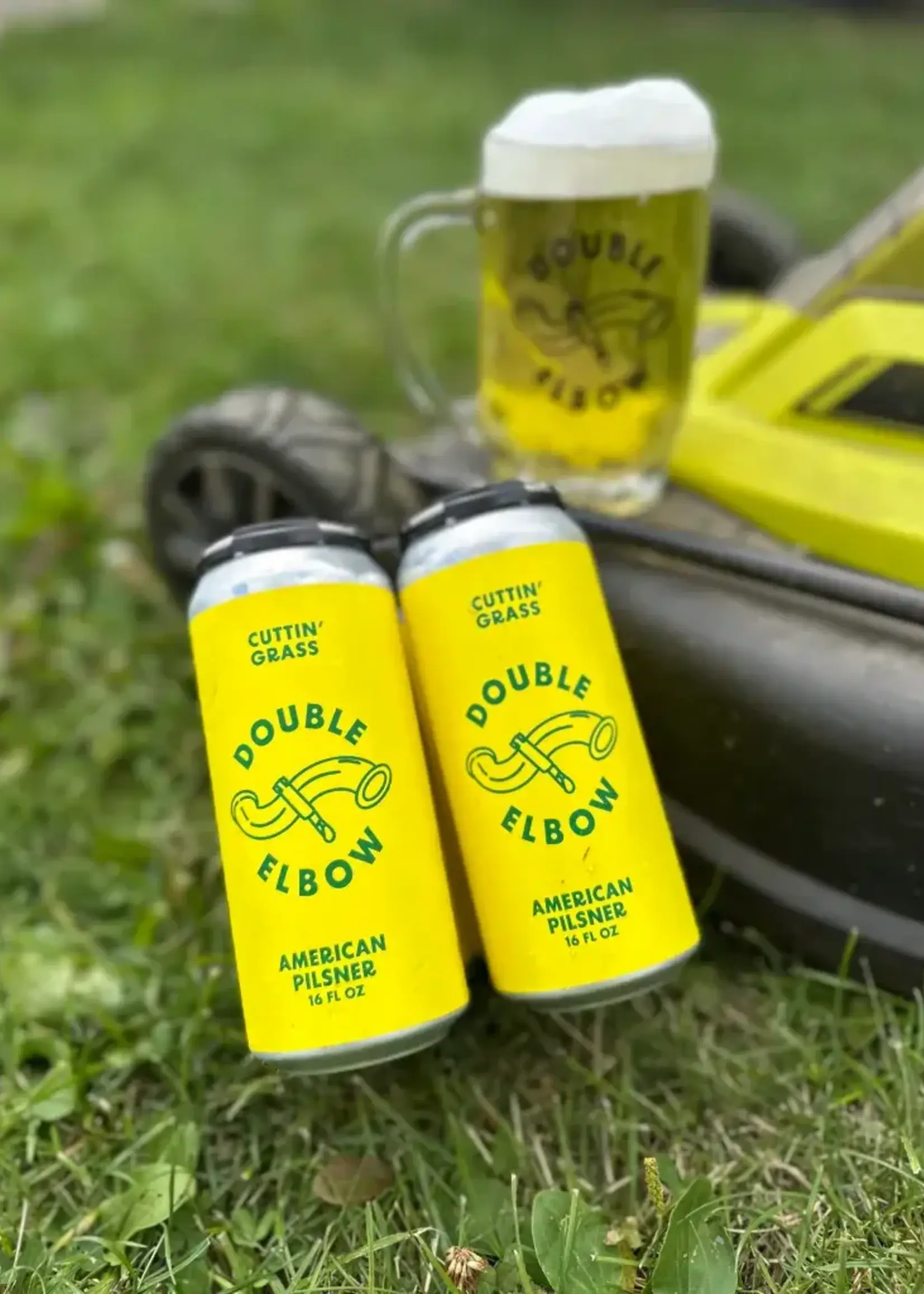 Little Thistle Double Elbow Cuttin' Grass American Pilsner 4 can