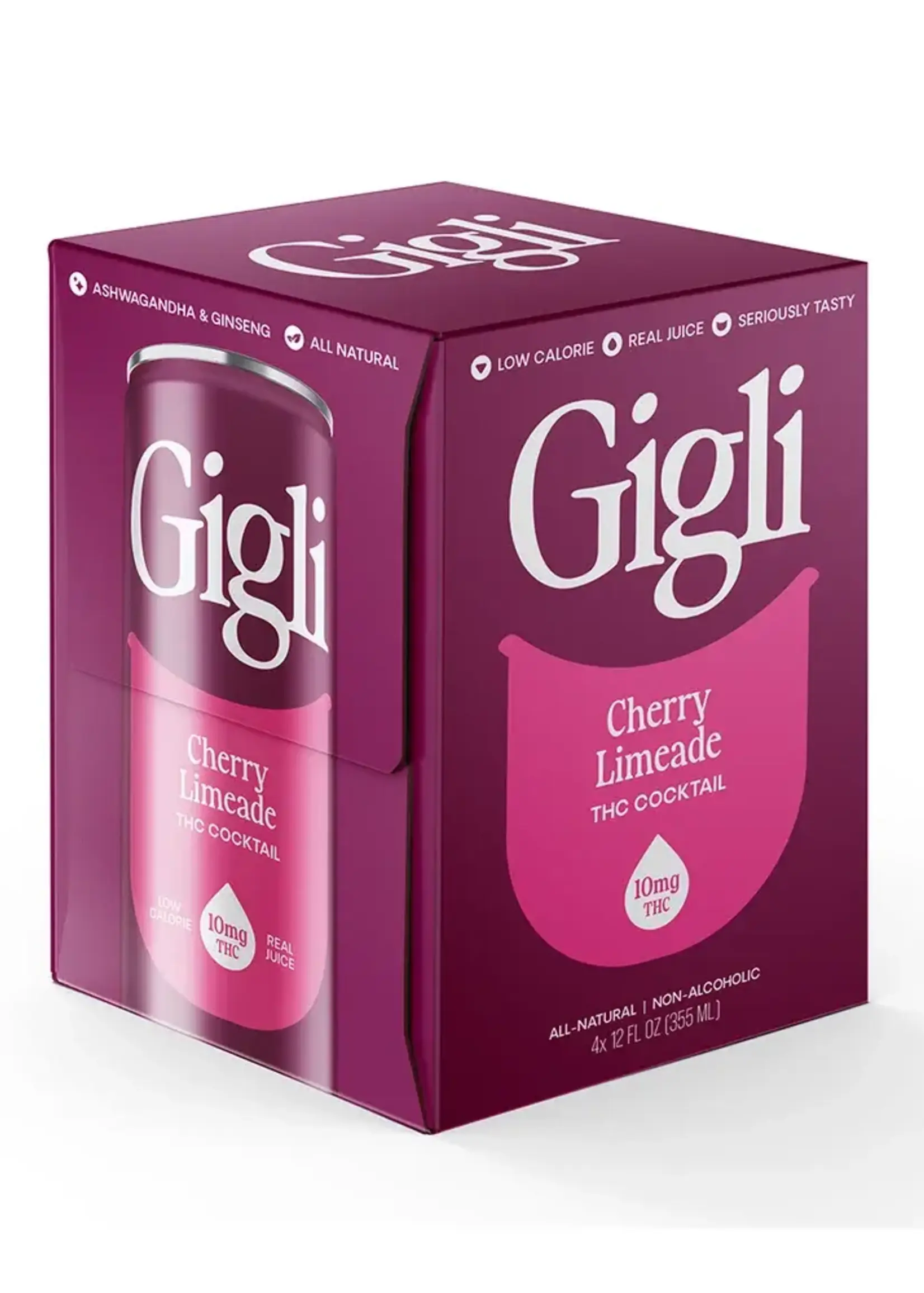 Gigli THC Gigli Cherry Limeade 10mg THC 4 can