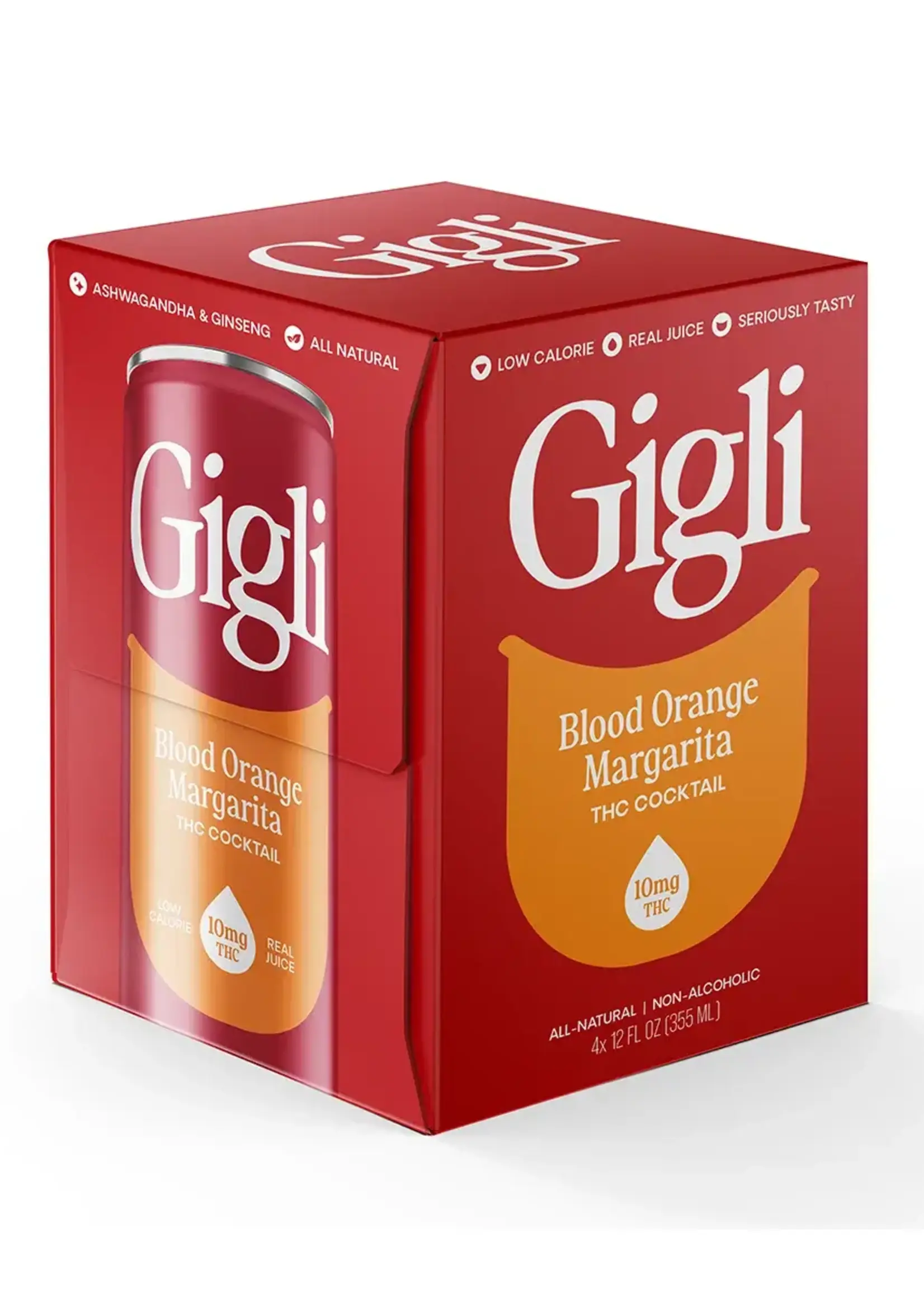 Gigli THC Gigli Blood Orange Margarita 10mg THC 4 can