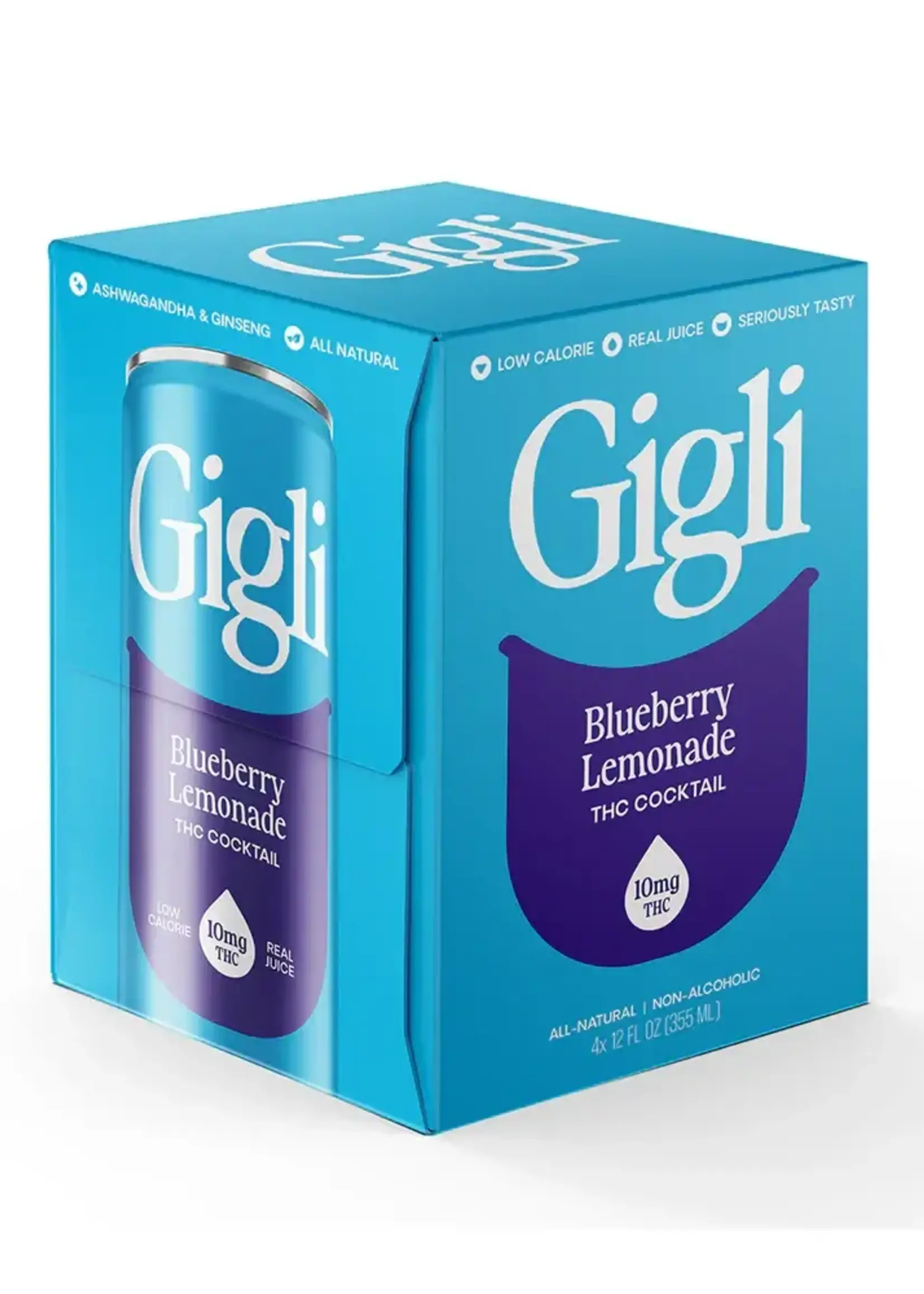 Gigli THC Gigli Blueberry Lemonade 10mg THC 4 can