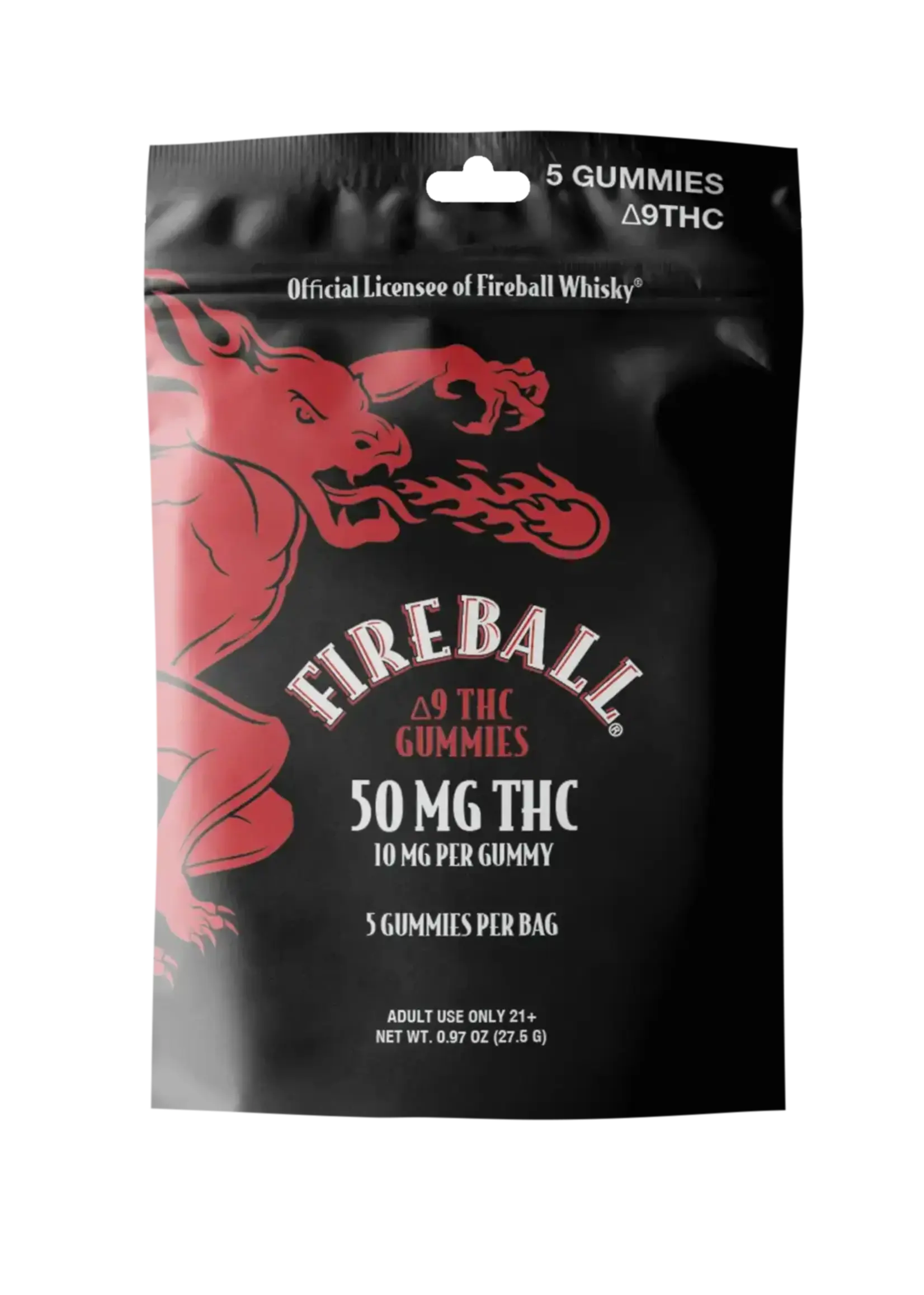 Fireball Fireball THC Gummy 50mg (5mg/Gummy)