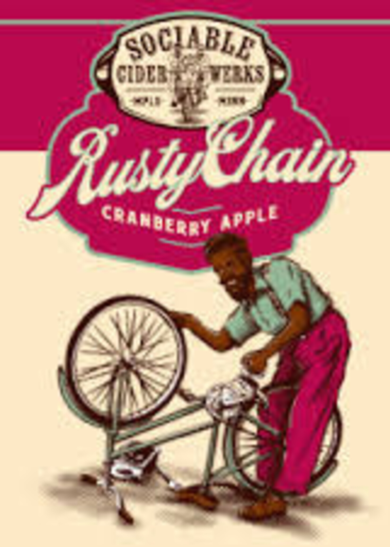 Sociable Cider Werks Sociable Cider Werks Rusty Chain Cranberry Cider 4 can