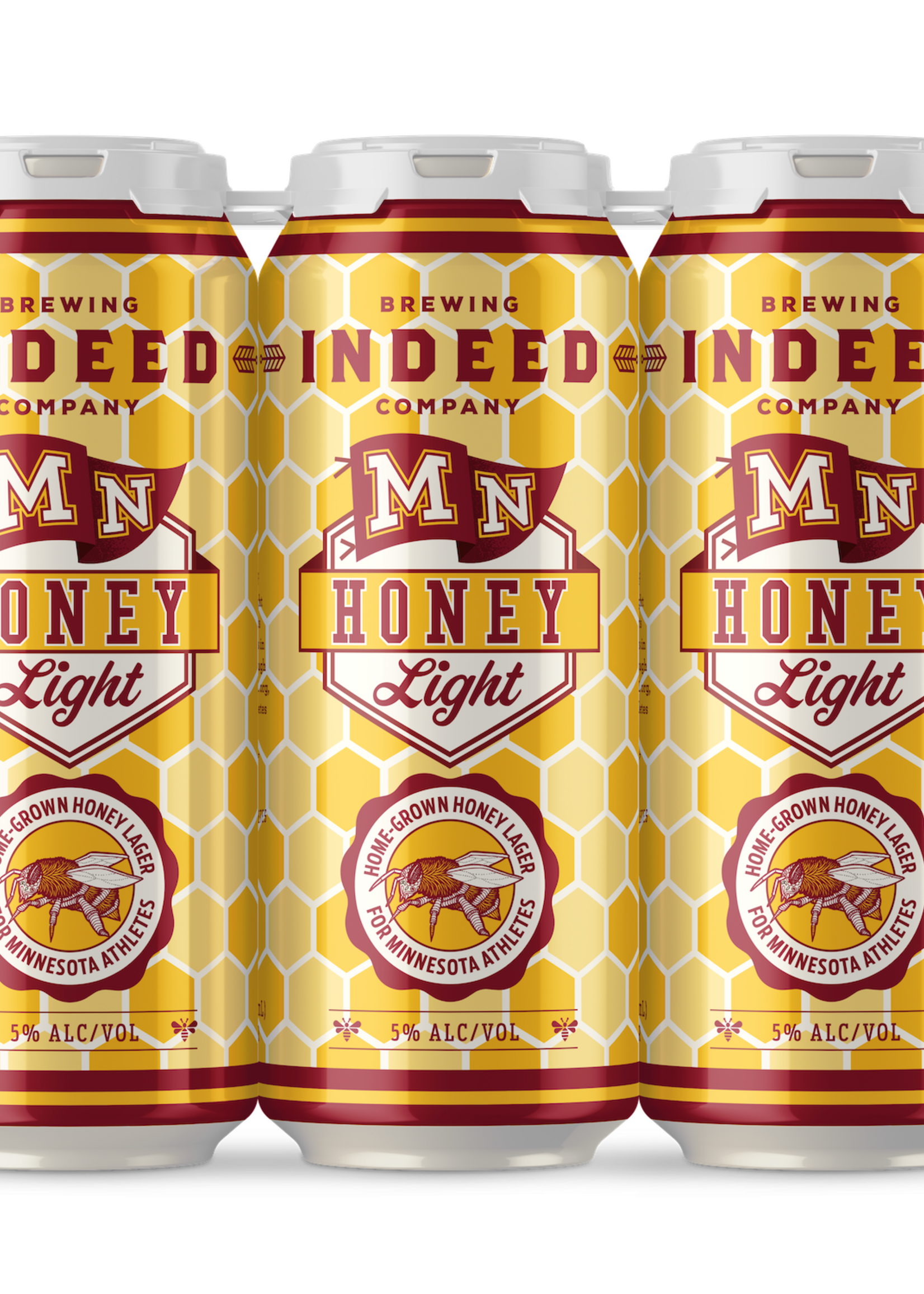 Indeed Indeed MN Honey Light 16oz 6 can