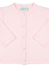 FELTMAN BROS LIGHT PINK CLASSIC KNIT CARDIGAN (SIZES 12 & 18 MONTHS)