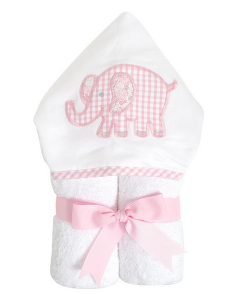 3 MARTHAS EVERYKID PINK ELEPHANT TOWEL