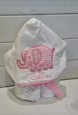 3 MARTHAS EVERYKID PINK ELEPHANT TOWEL