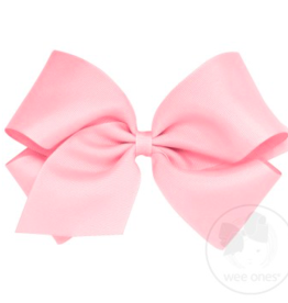 wee ones LIGHT PINK - KING  CLASSIC GROSGRAIN  BOW