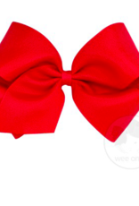 wee ones RED - KING  CLASSIC GROSGRAIN  BOW