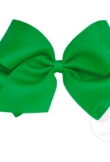 wee ones GREEN- KING  CLASSIC GROSGRAIN  BOW