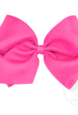 wee ones SHOCKING PINK - MINI  CLASSIC GROSGRAIN  BOW