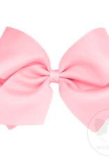 wee ones PEARL PINK - MINI CLASSIC GROSGRAIN  BOW