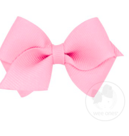 wee ones PEARL PINK - WEE CLASSIC GROSGRAIN  BOW