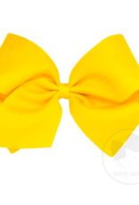 wee ones YELLOW- MINI CLASSIC GROSGRAIN  BOW
