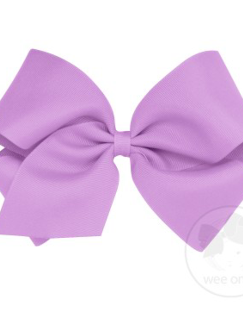 wee ones LIGHT ORCHID- MINI  CLASSIC GROSGRAIN  BOW