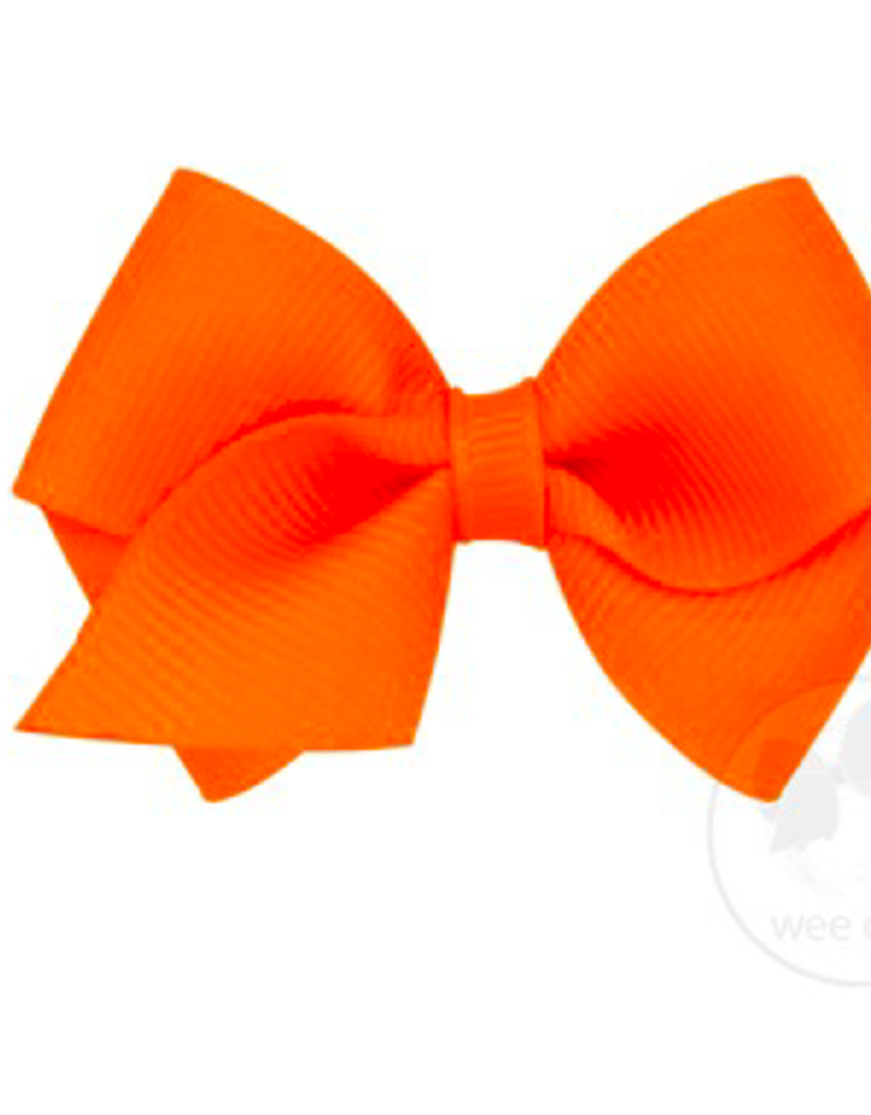 wee ones ORANGE - WEE BASIC GROSGRAIN BOW