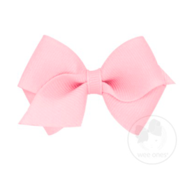 wee ones LIGHT PINK - WEE  CLASSIC GROSGRAIN  BOW