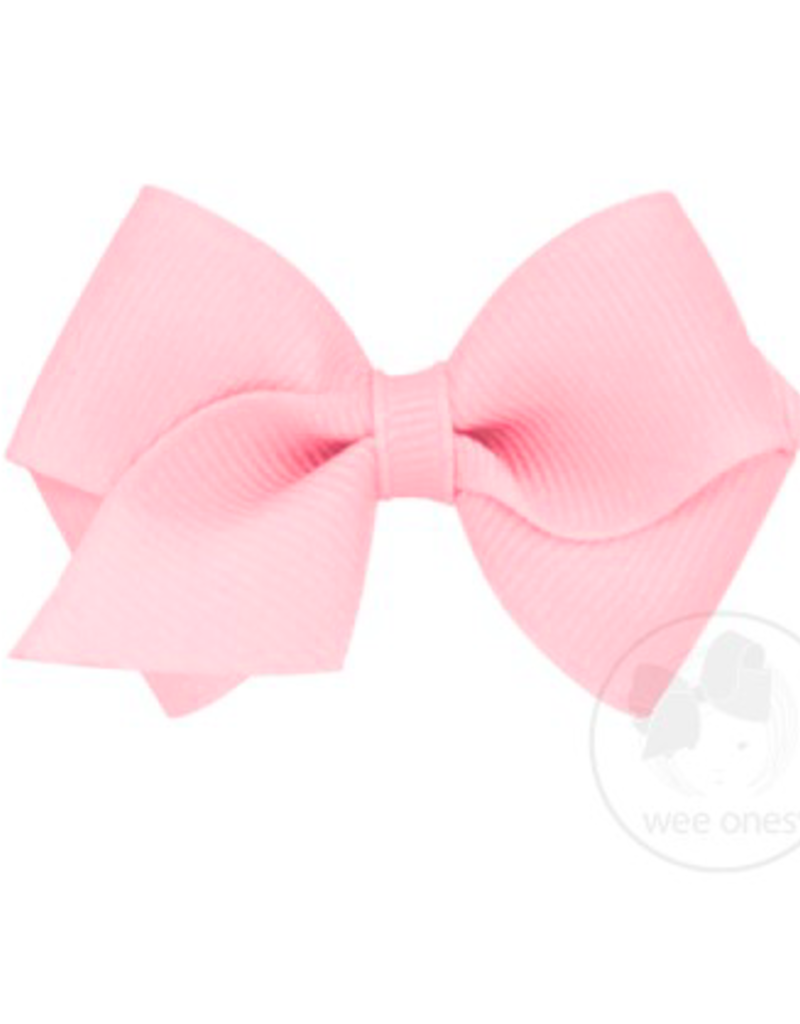 wee ones LIGHT PINK - WEE  CLASSIC GROSGRAIN  BOW