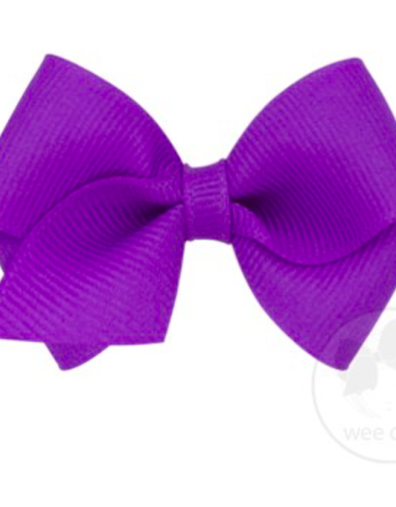 wee ones DELPHINIUM - WEE CLASSIC GROSGRAIN  BOW