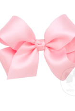 wee ones LIGHT PINK- MINI CLASSIC FRENCH SATIN BOW