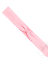 wee ones WEE ONES - LIGHT PINK  COTTON JERSEY  ADD-A-BOW HEADBAND