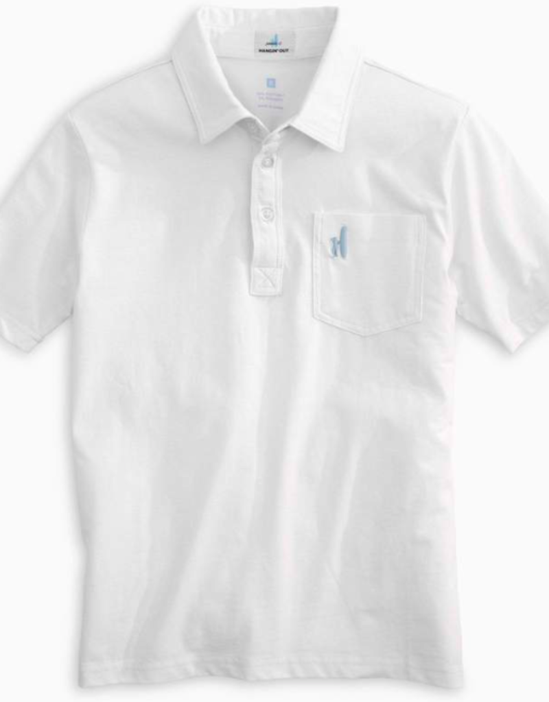 JOHNNIE O THE ORIGINAL S/S POLO SHIRT - WHITE