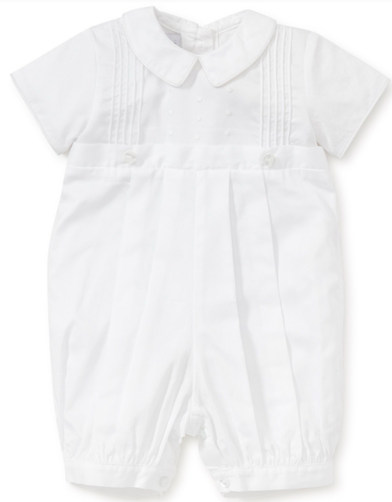 KISSY KISSY BOYS GRAHAM SHORT SLEEVE CHRISTENING CONVERTIBLE GOWN W/HAT