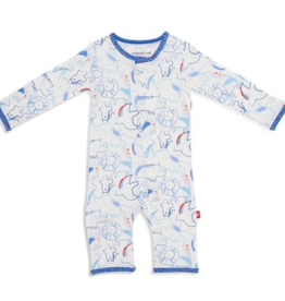 MAGNIFICENT BABY ROARSOME FRIENDS MODAL COVERALL